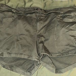Torrid Army Green Shorts